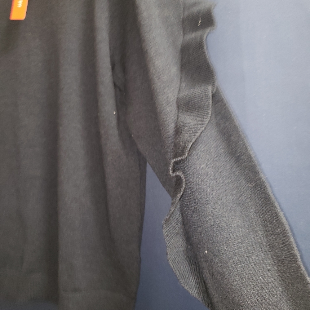 NWT! ᒍᝪᗴ ᖴᖇᗴᔑᕼ Wmns Navy Sweater! Sz L